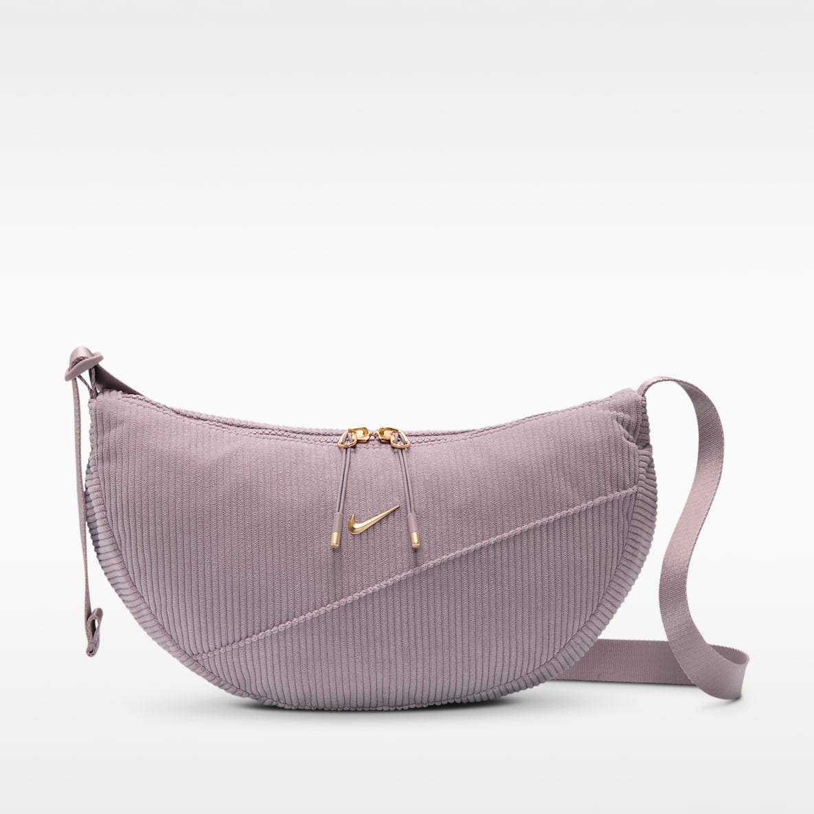 Nike Aura 新月形灯芯绒斜挎包