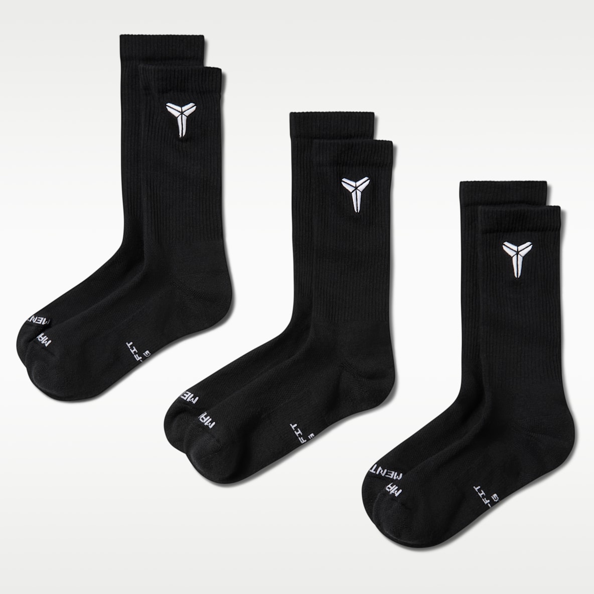 Kobe Nike Everyday Elevated 科比速干中筒运动袜(3 双)