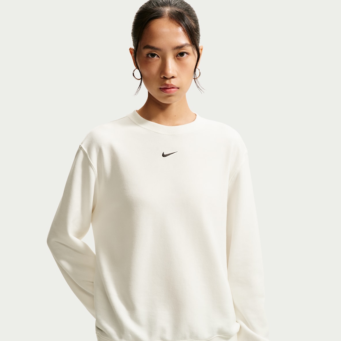 Nike Studio Fleece Lightweight 女子低克重圆领上衣