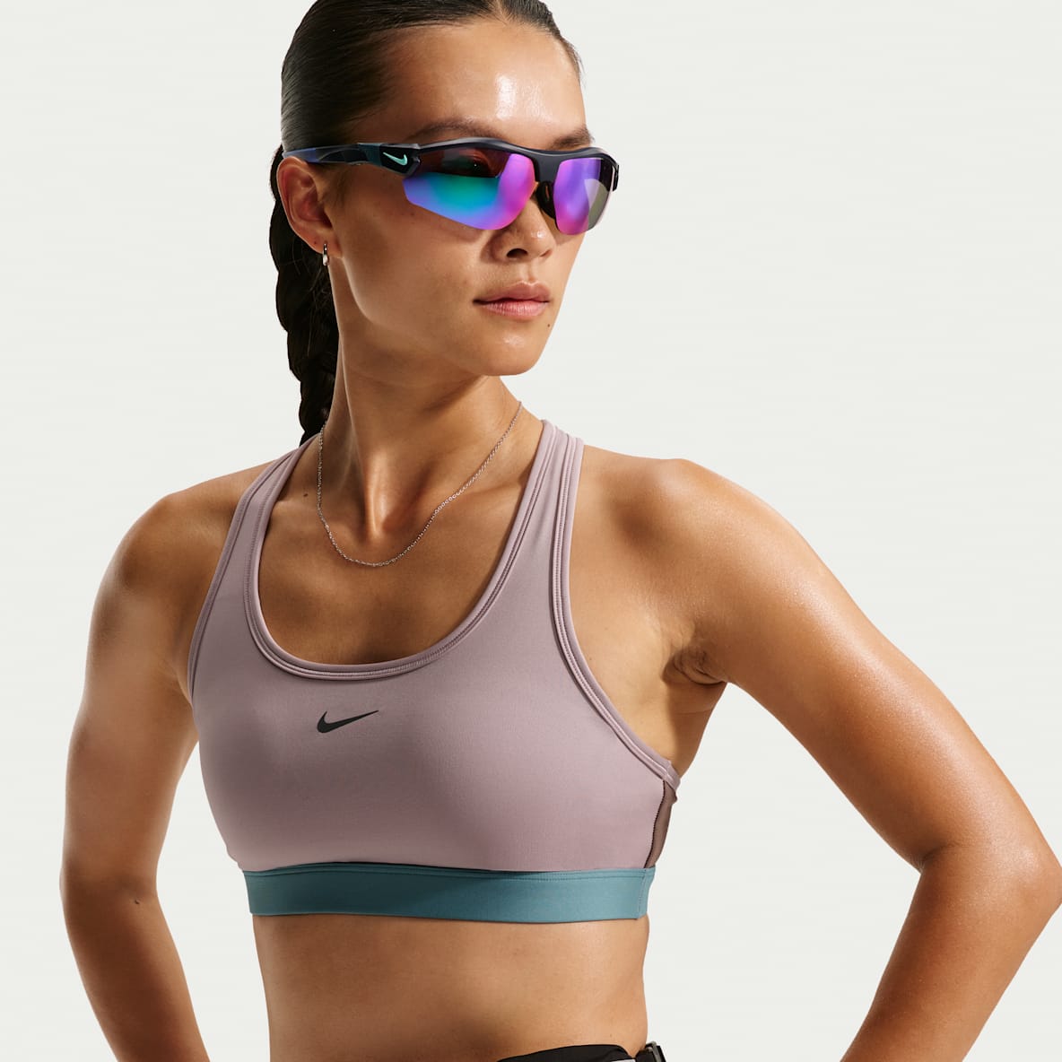 Nike Swoosh  女子速干中强度支撑衬垫运动内衣