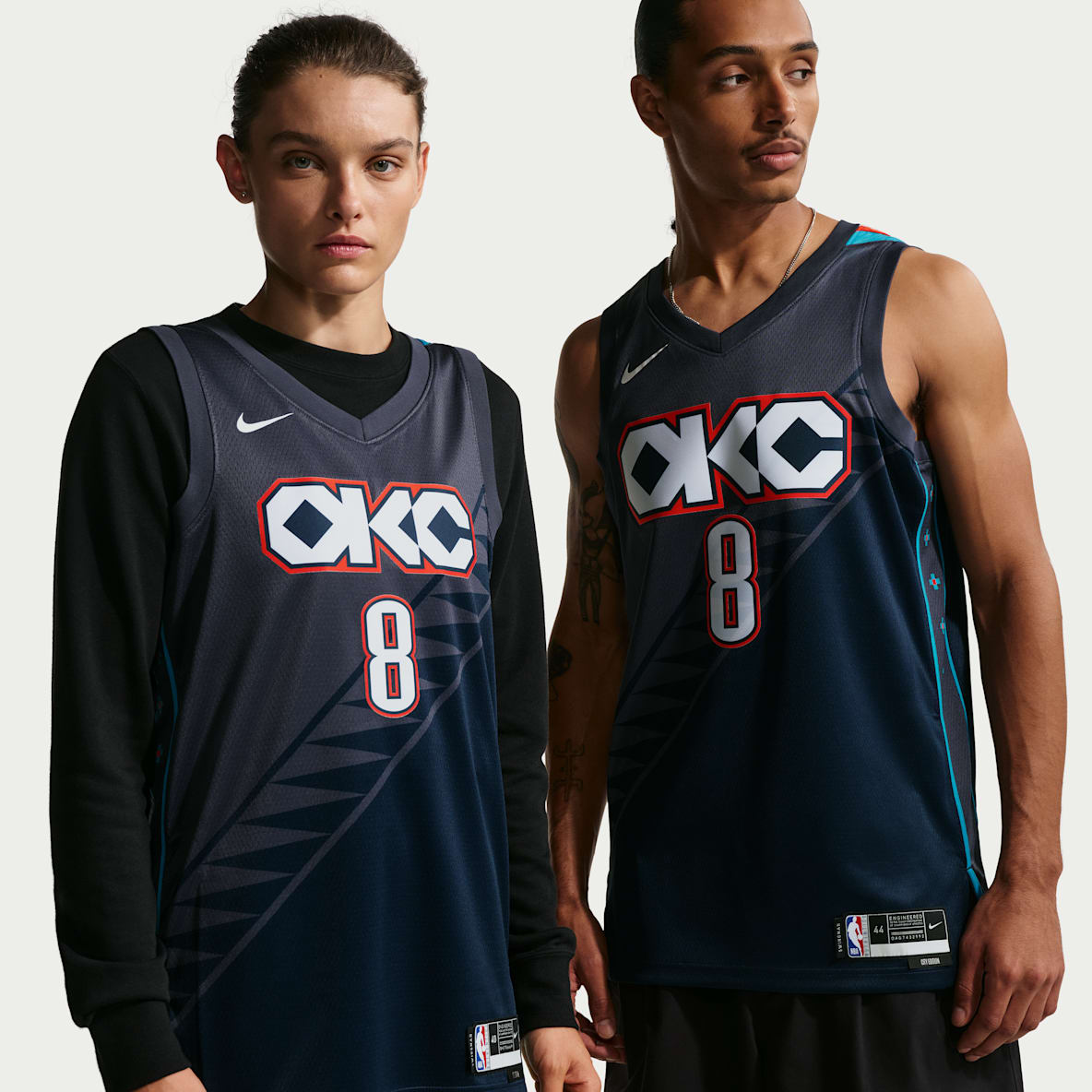 俄克拉荷马城雷霆队杰伦·威廉姆斯 (Jalen Williams) City Edition Nike NBA Swingman Jersey 男子速干球衣