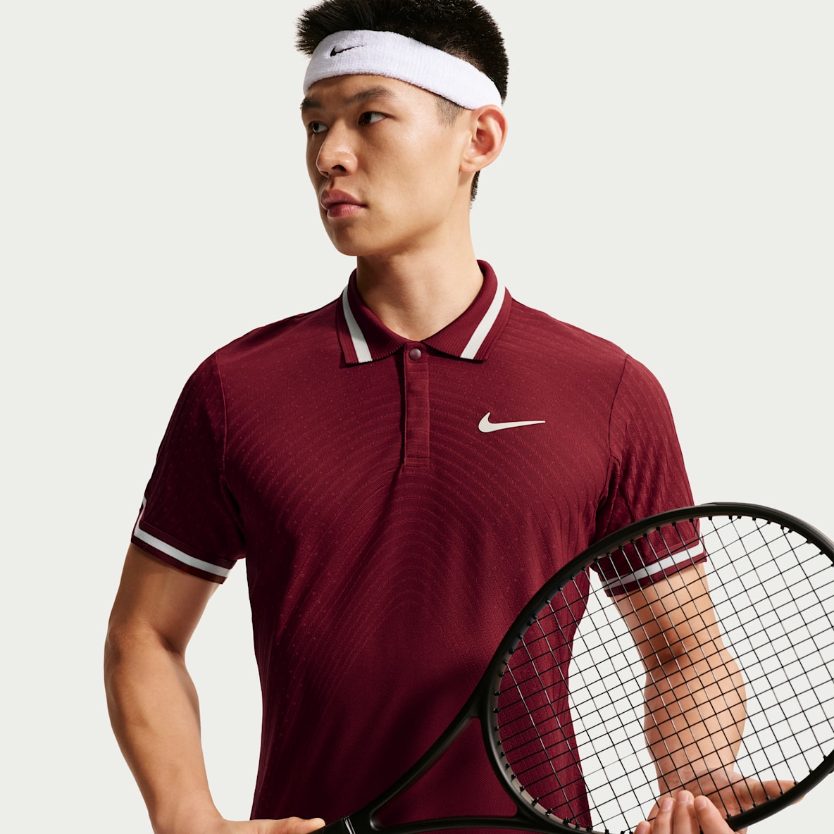 NikeCourt Slam Aero-FIT 扬尼克·辛纳同款男子网球短袖翻领T恤