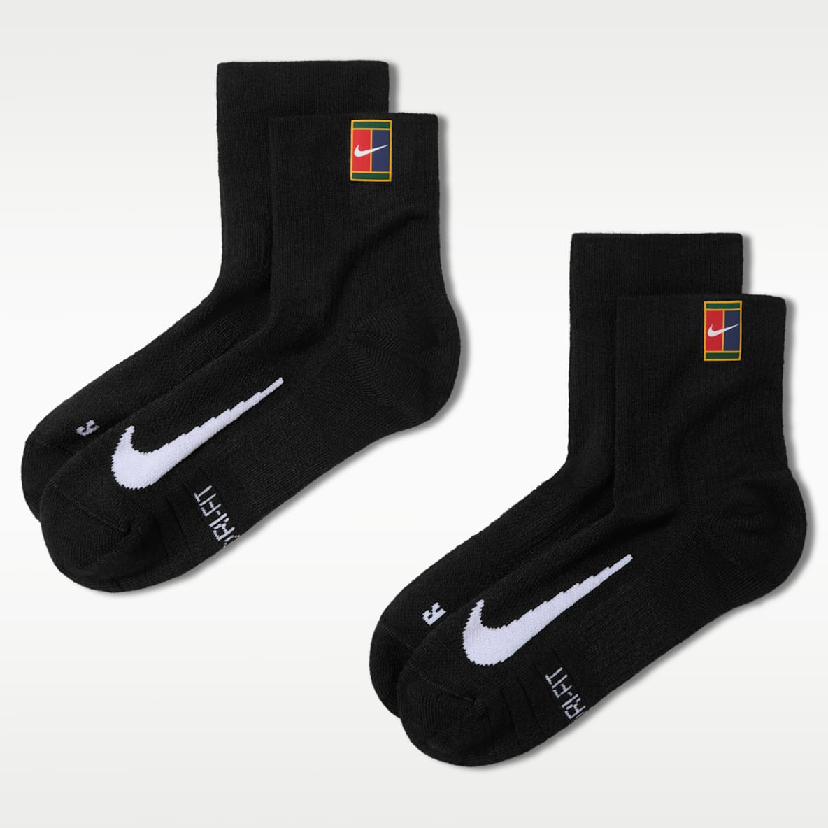 NikeCourt Multiplier Max 速干网球运动短袜（2 双）