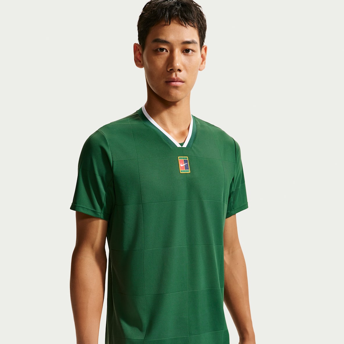 NikeCourt Slam Dri-FIT ADV 卡洛斯·阿尔卡拉斯男子速干短袖网球上衣