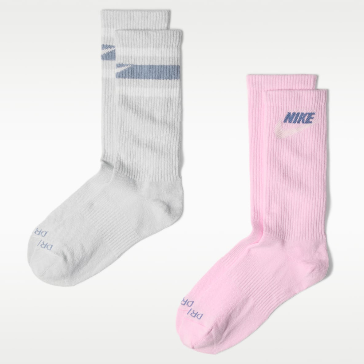 Nike Everyday Plus 轻便型速干中筒运动袜(2 双)