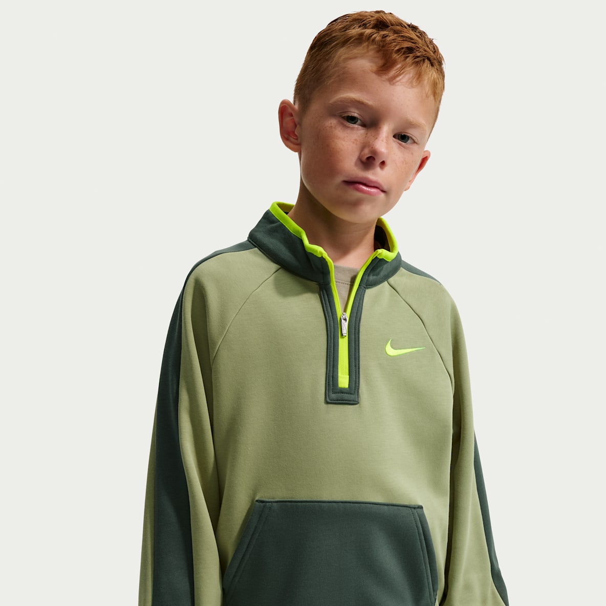 Nike Little Creators 幼童半长拉链开襟加绒上衣