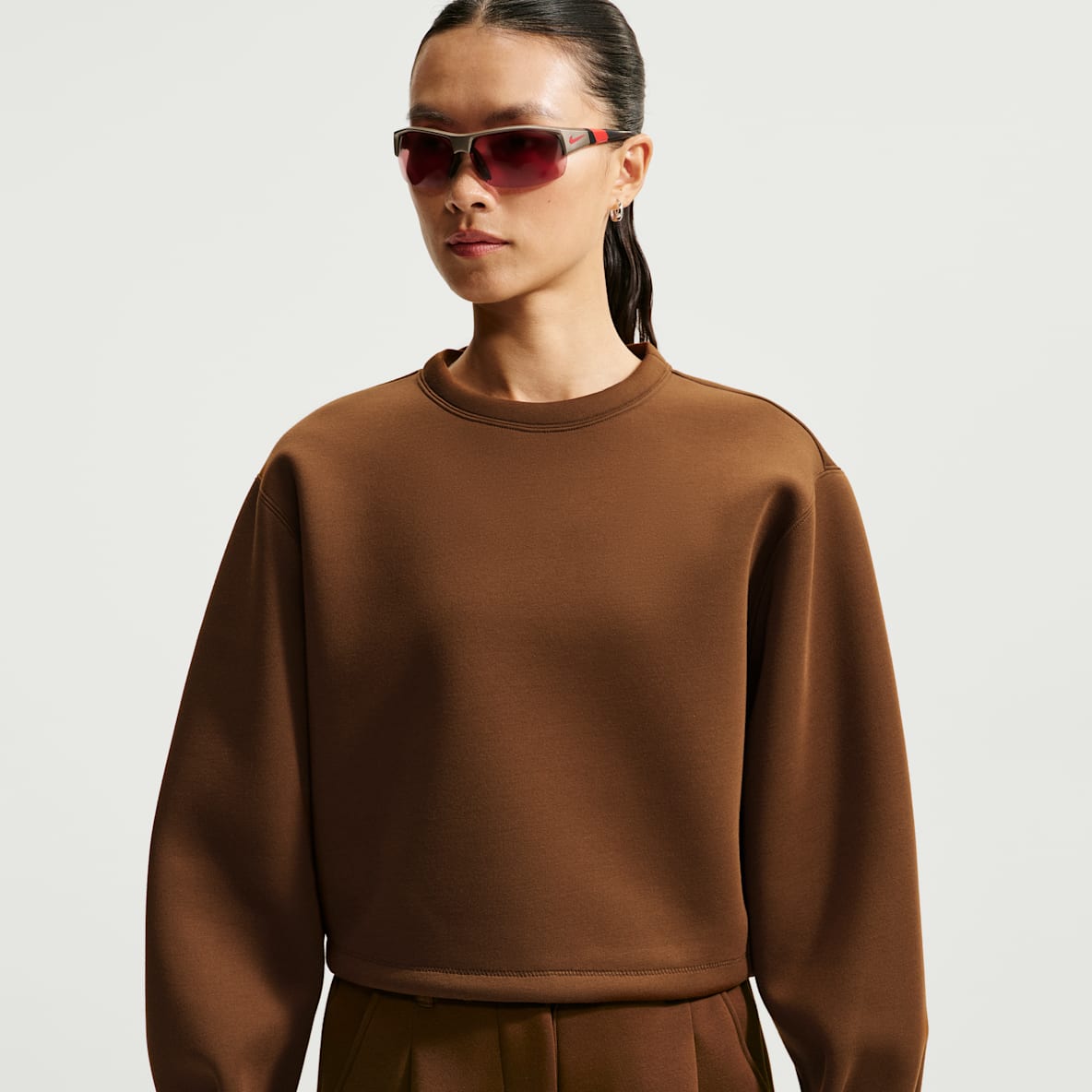 Nike Article Fleece 女子 Oversize 风长袖上衣