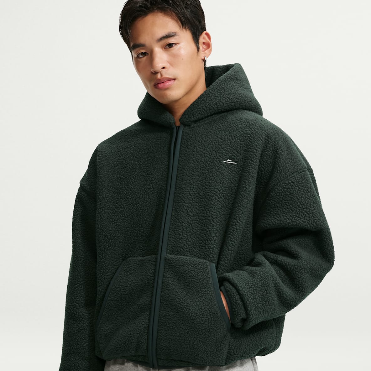 Nike Standard Issue Therma-FIT  锁热科技耐克篮球小标系列男子摇粒绒全长拉链开襟篮球夹克