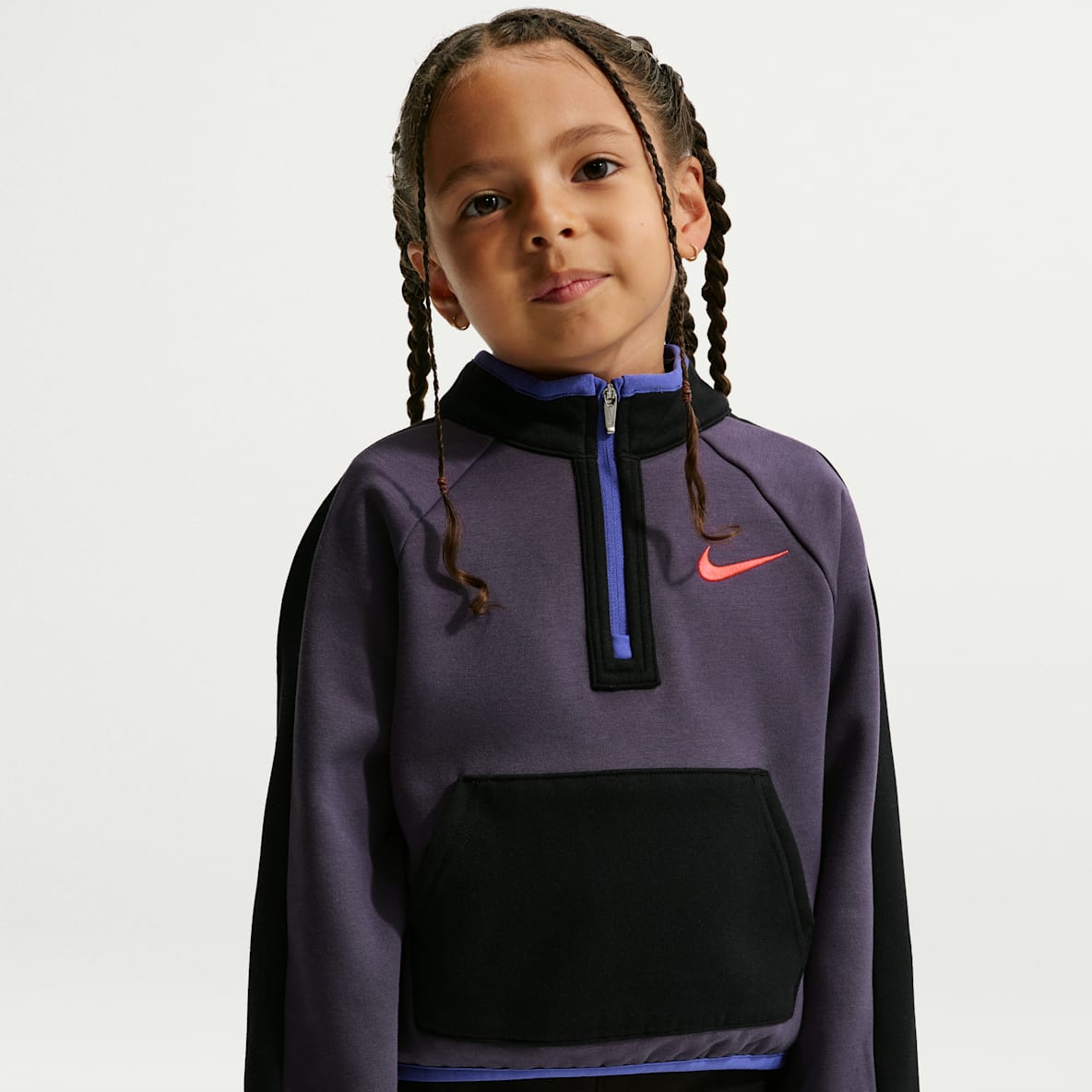 Nike Little Creators 婴童半长拉链开襟加绒上衣