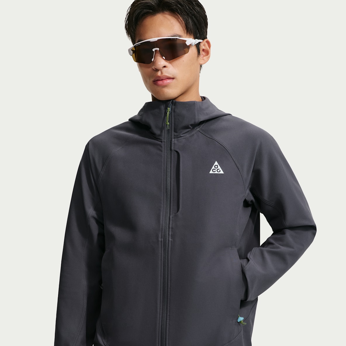 ACG Cloud Trekker 此沙同款男子拒水全长拉链开襟徒步夹克
