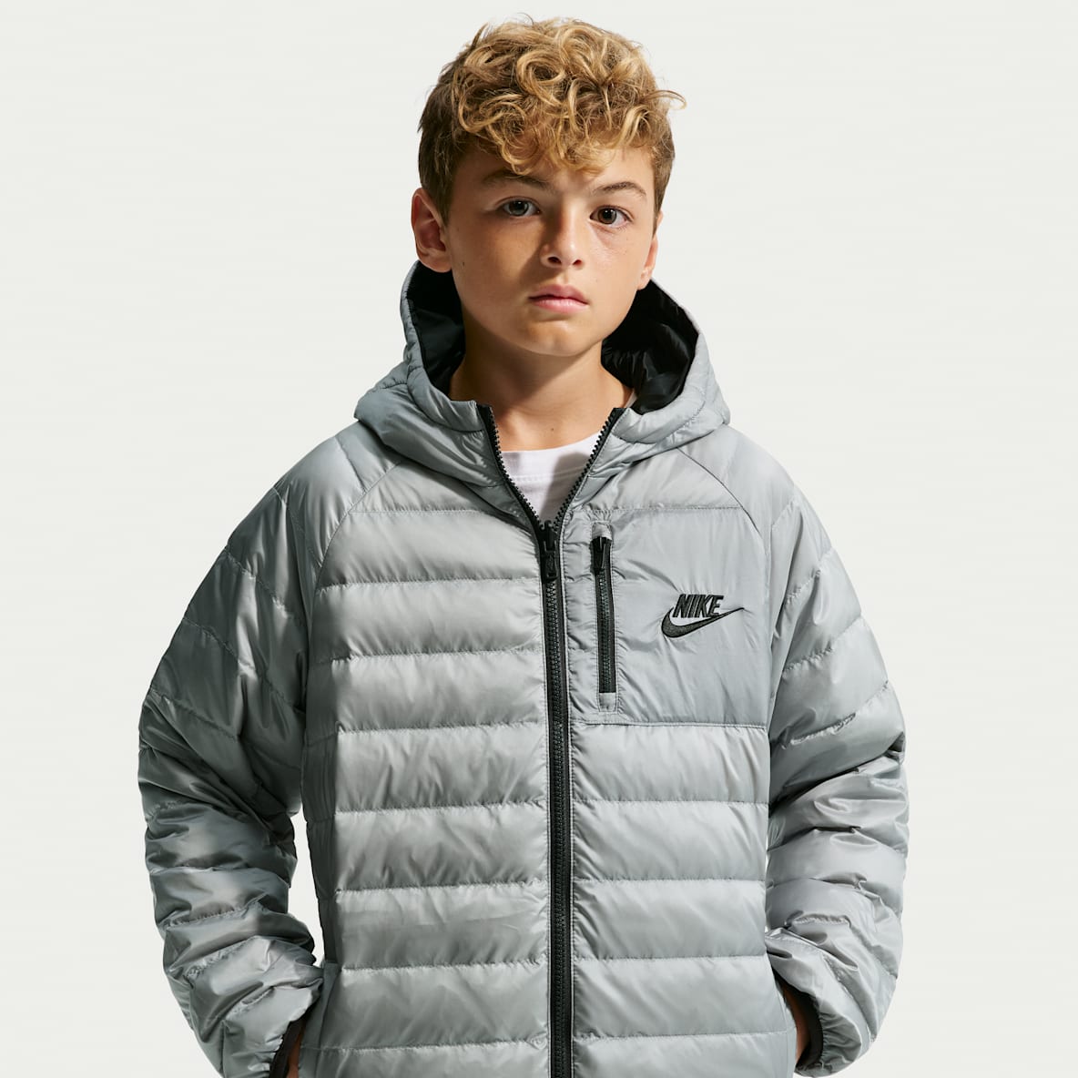 Nike 大童双面穿户外羽绒夹克