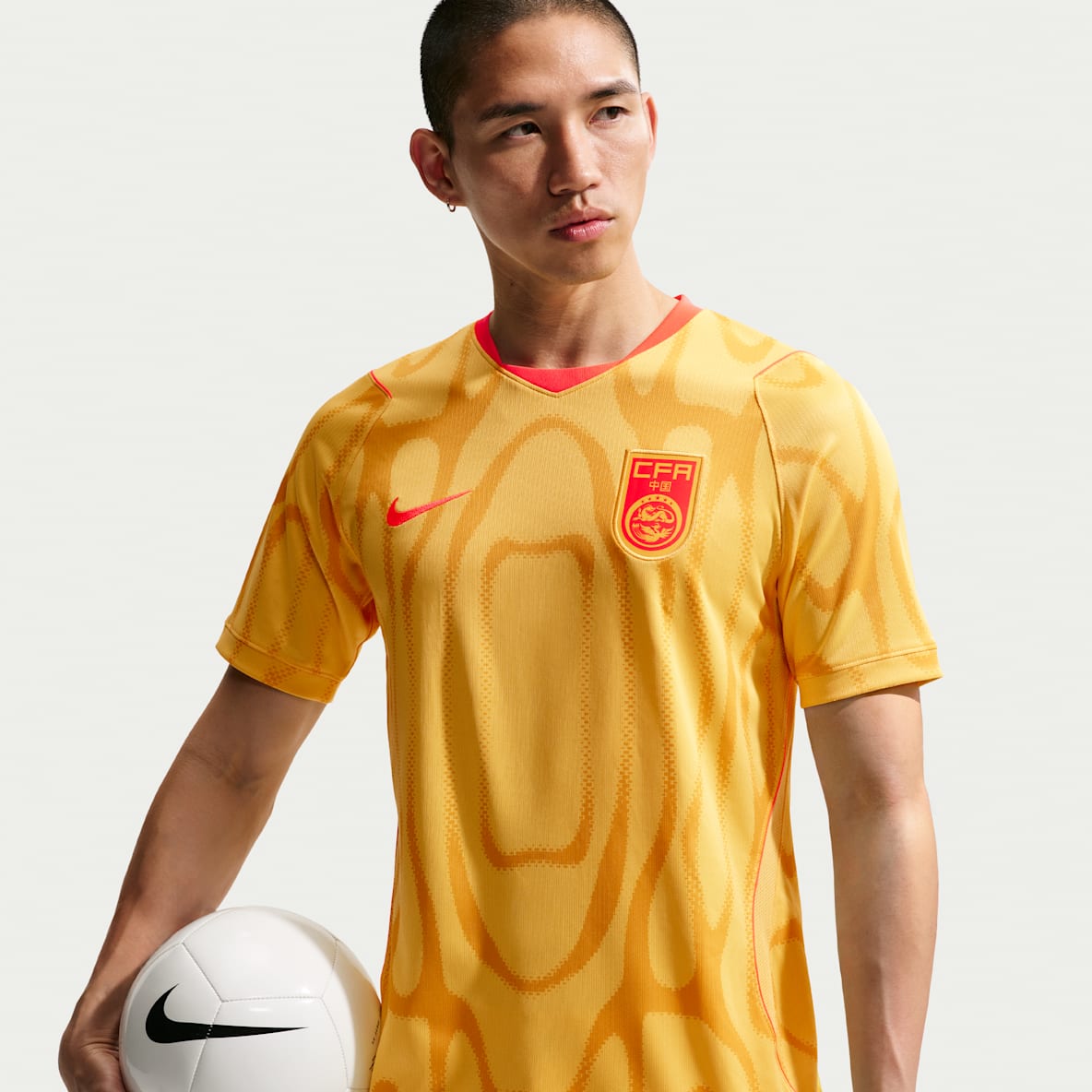 2026 赛季中国队客场球迷版 Nike Dri-FIT 男子速干足球球衣