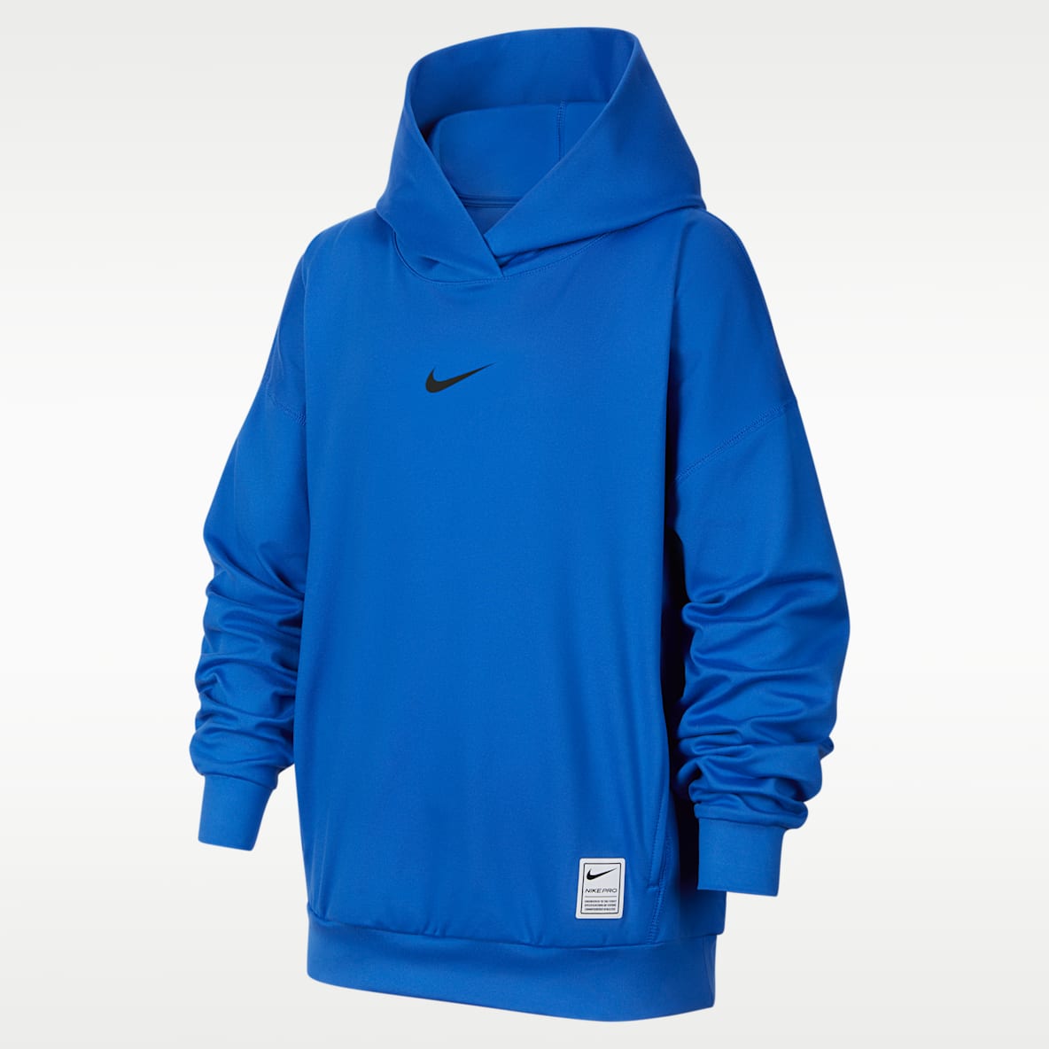 Nike Pro Dri-FIT 大童（男孩）速干针织训练套头连帽衫