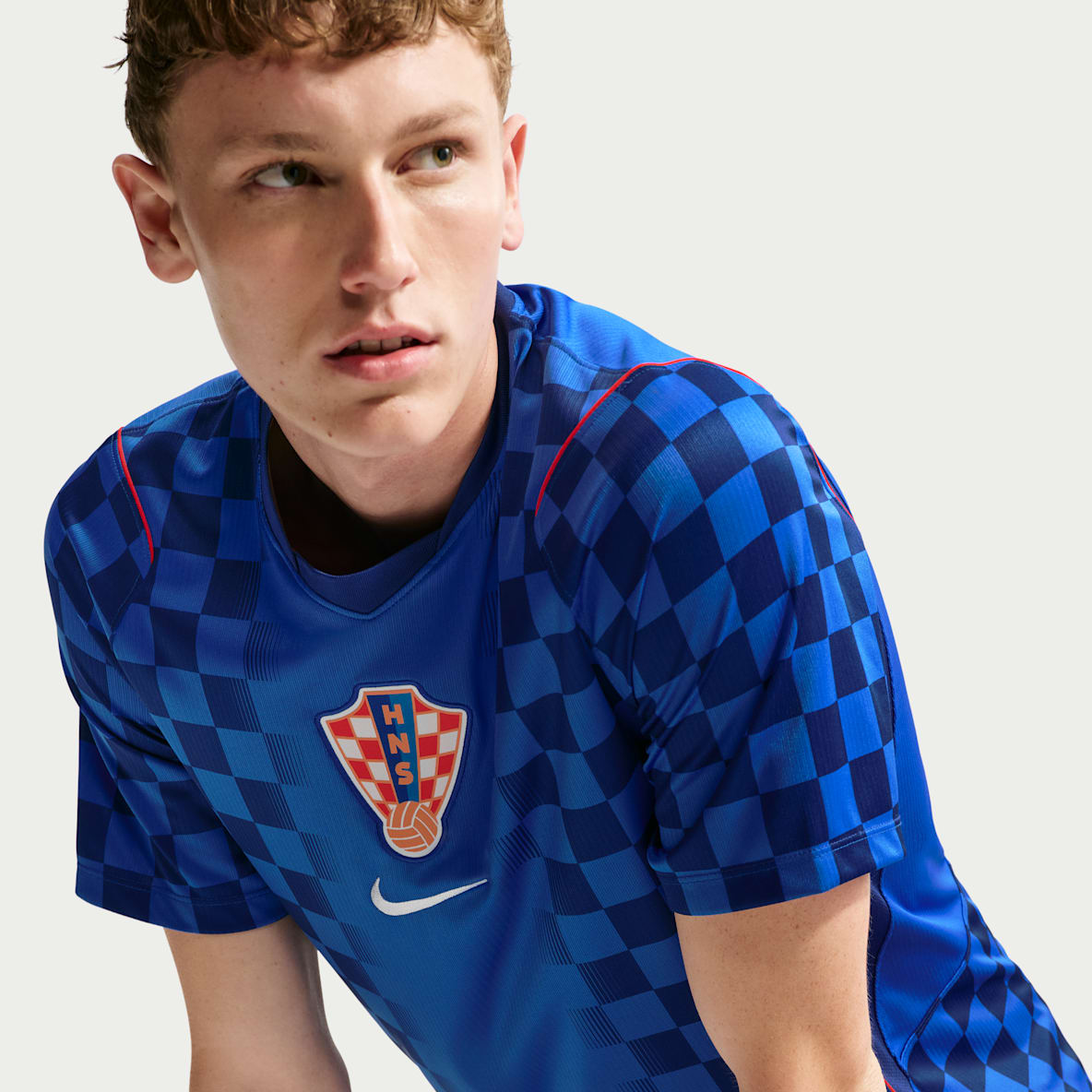 2026 赛季克罗地亚队客场球迷版 Nike Dri-FIT 男子速干足球球衣