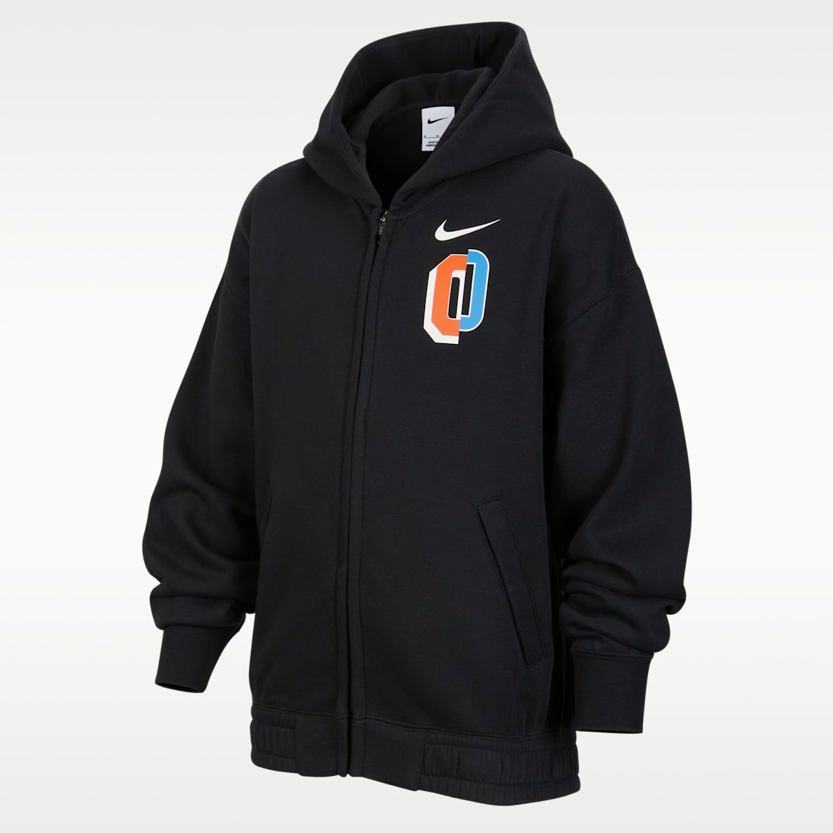 Nike Start Soul 大童（男孩）全长拉链开襟加绒连帽衫