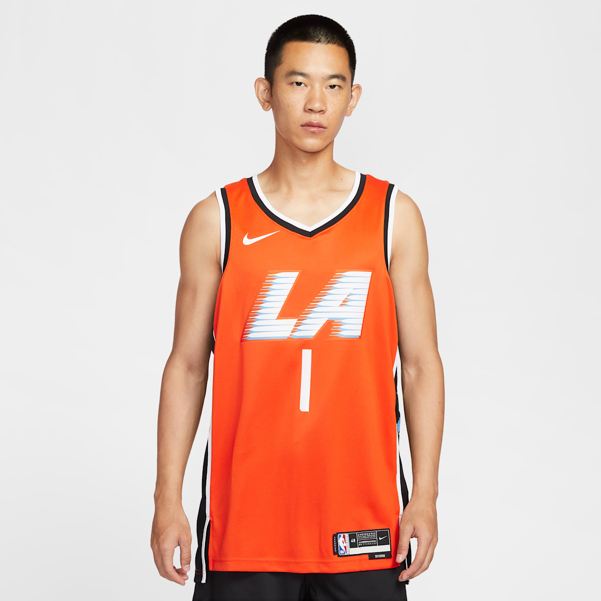洛杉矶快船队詹姆斯·哈登 (James Harden) City Edition Nike NBA Swingman Jersey 男子速干球衣
