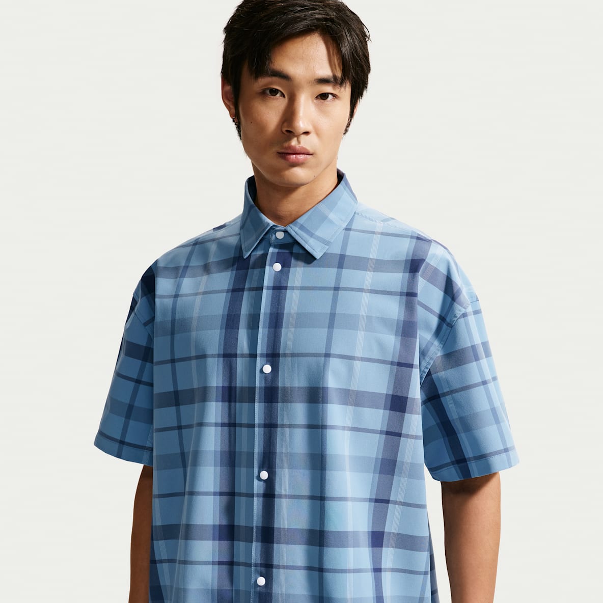 Nike Sportswear Club 男子短袖按扣衬衫