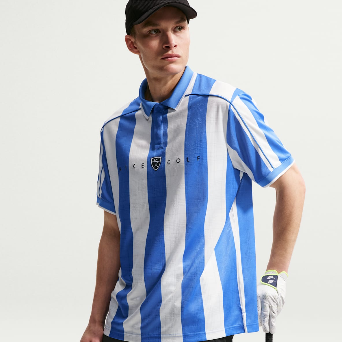 Nike Fairway Fresh Dri-FIT 男子速干宽松短袖高尔夫翻领T恤