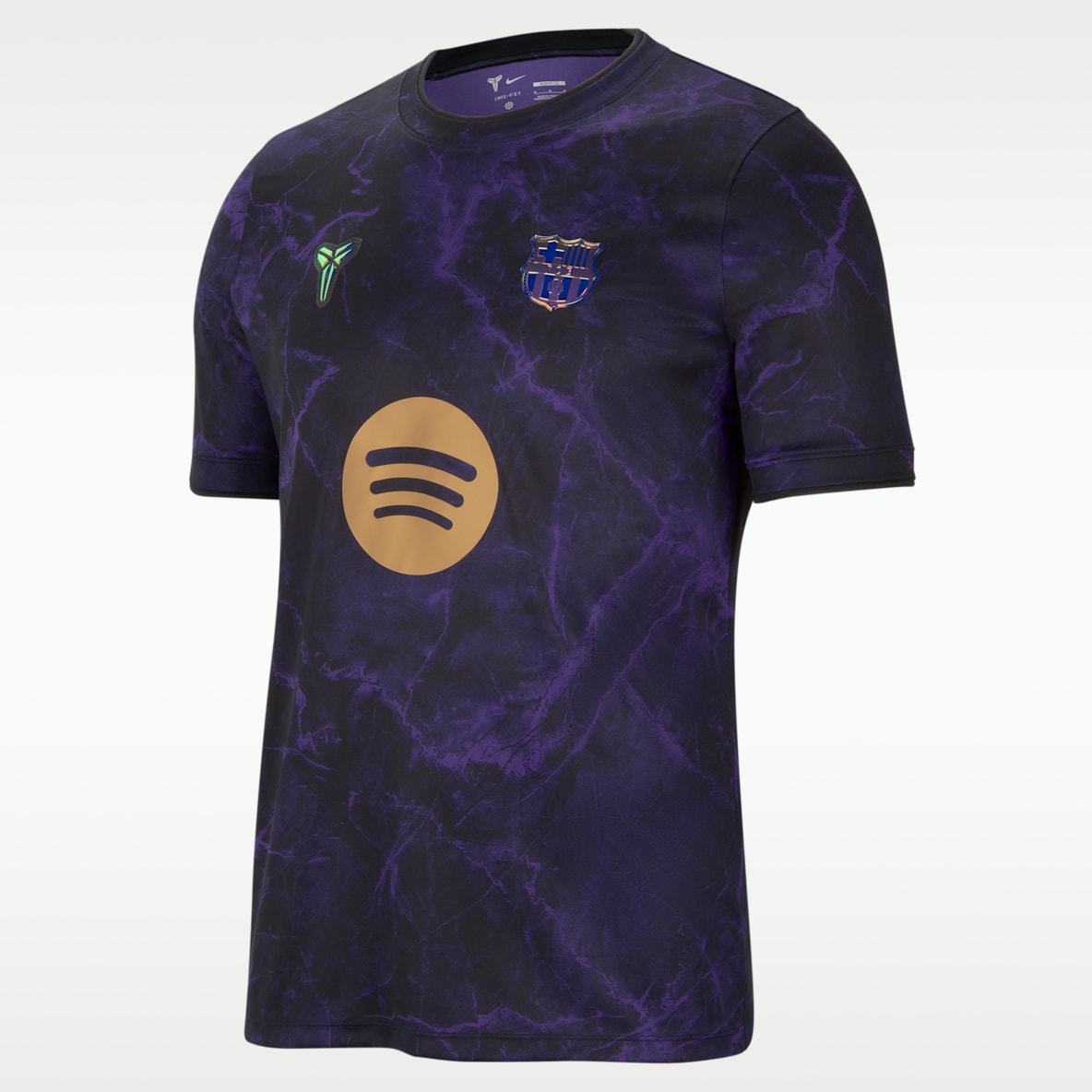 巴萨（巴塞罗那足球俱乐部）Away Kobe Dri-FIT 科比男子速干足球赛前短袖上衣