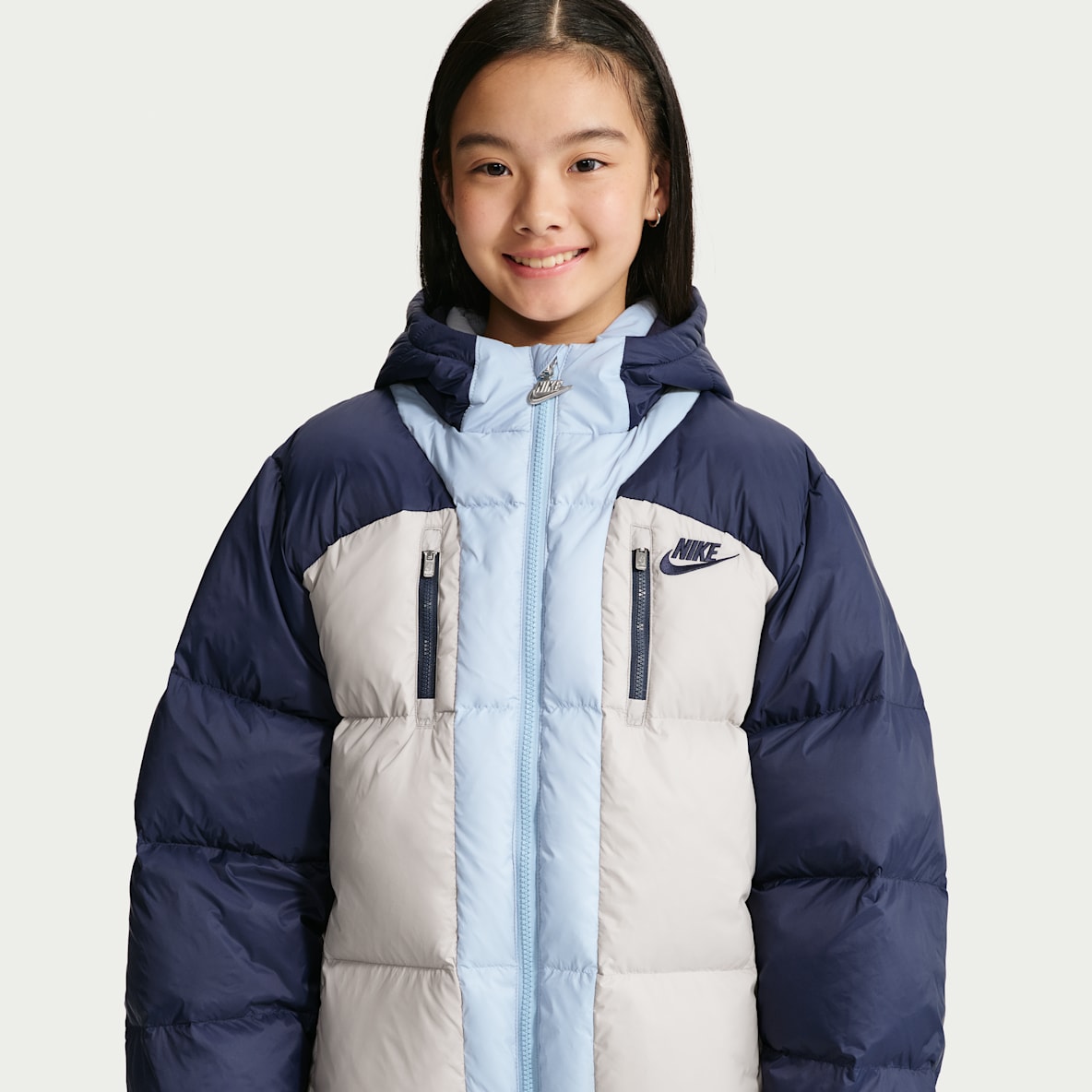 Nike 大童撞色户外羽绒夹克