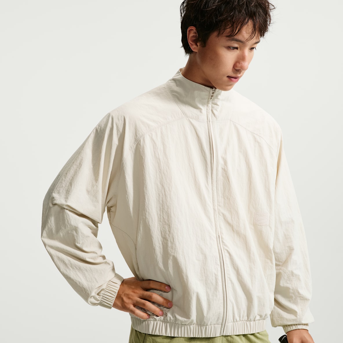 Nike N.A.C. Dri-FIT 男子 Oversize 风速干全长拉链开襟梭织夹克