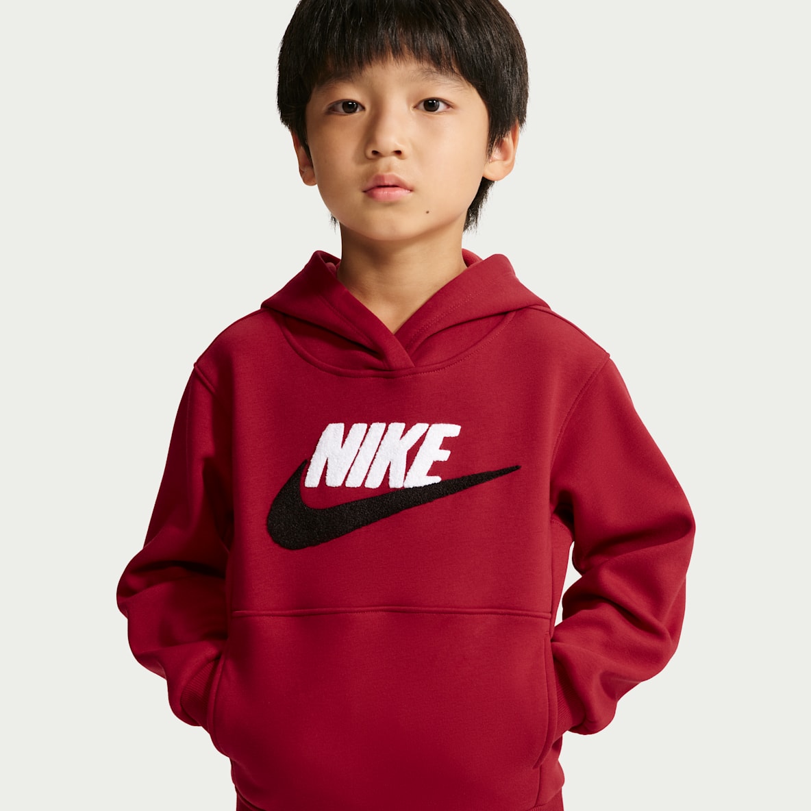 Nike Club 幼童加绒套头连帽衫