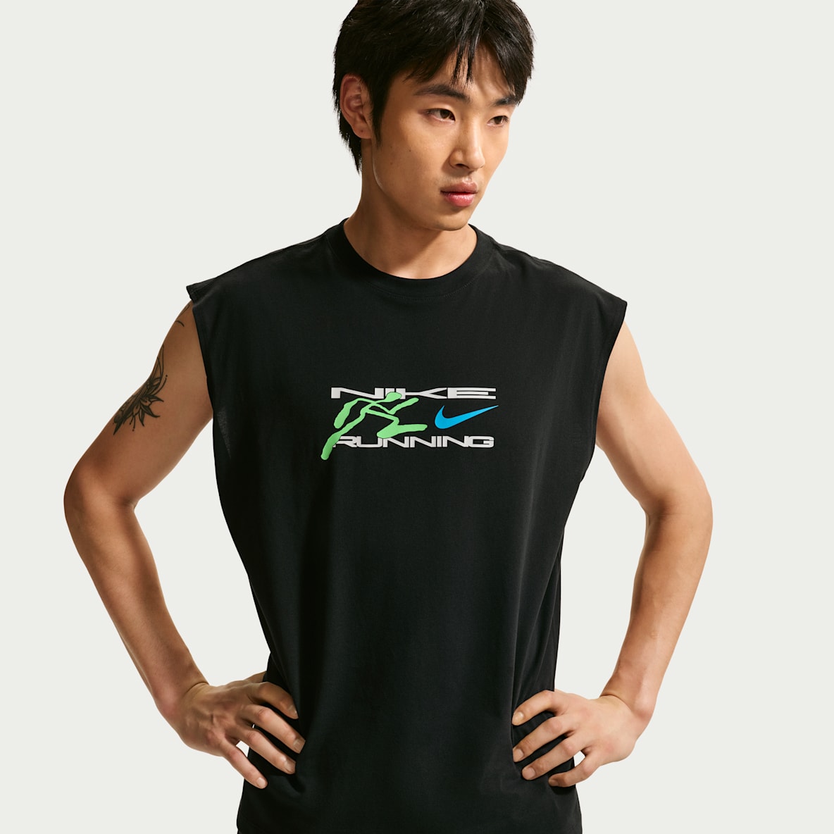 Nike Dri-FIT 男子速干无袖跑步T恤
