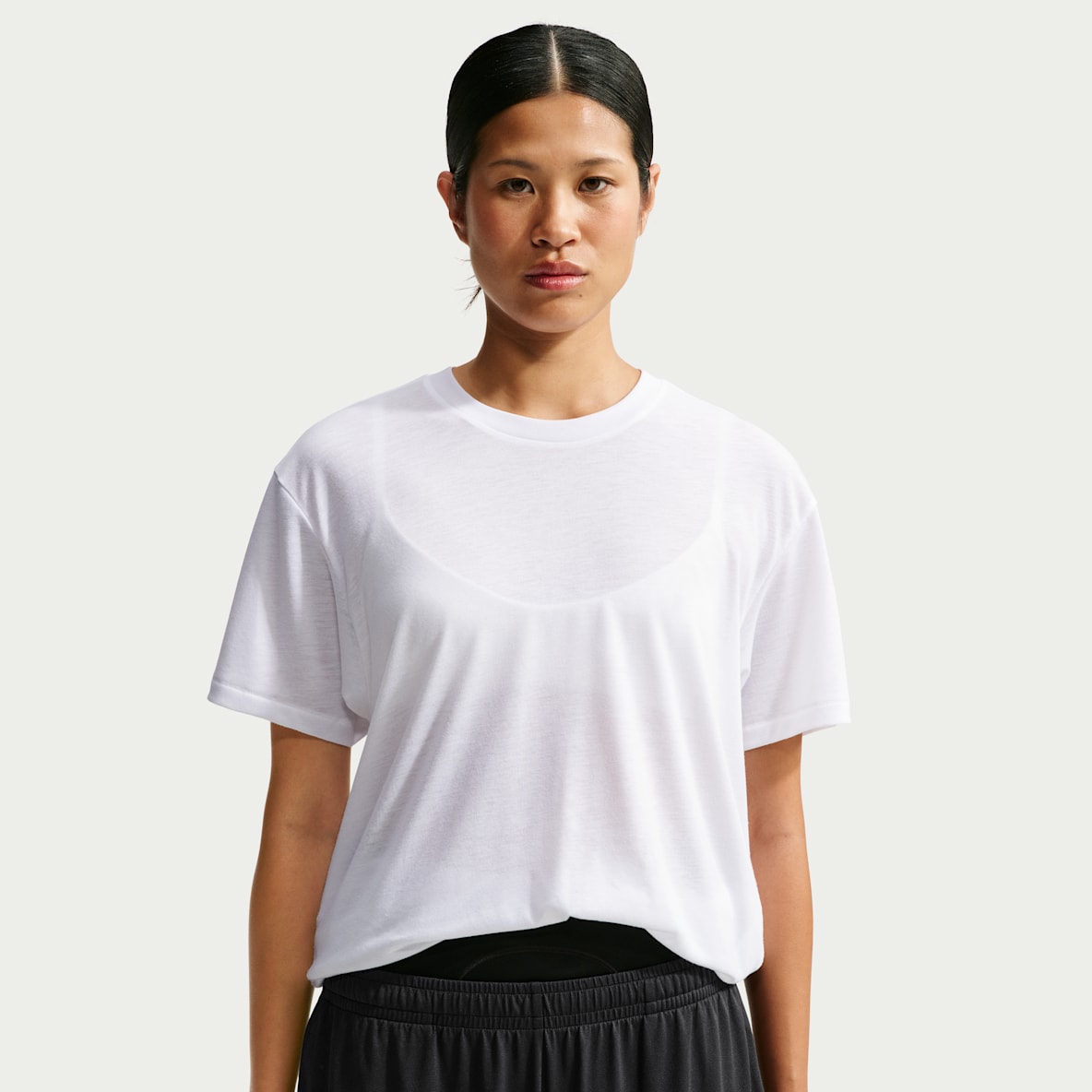 NikeSKIMS Performance Cotton Blend 女子 Oversize 风速干短袖上衣