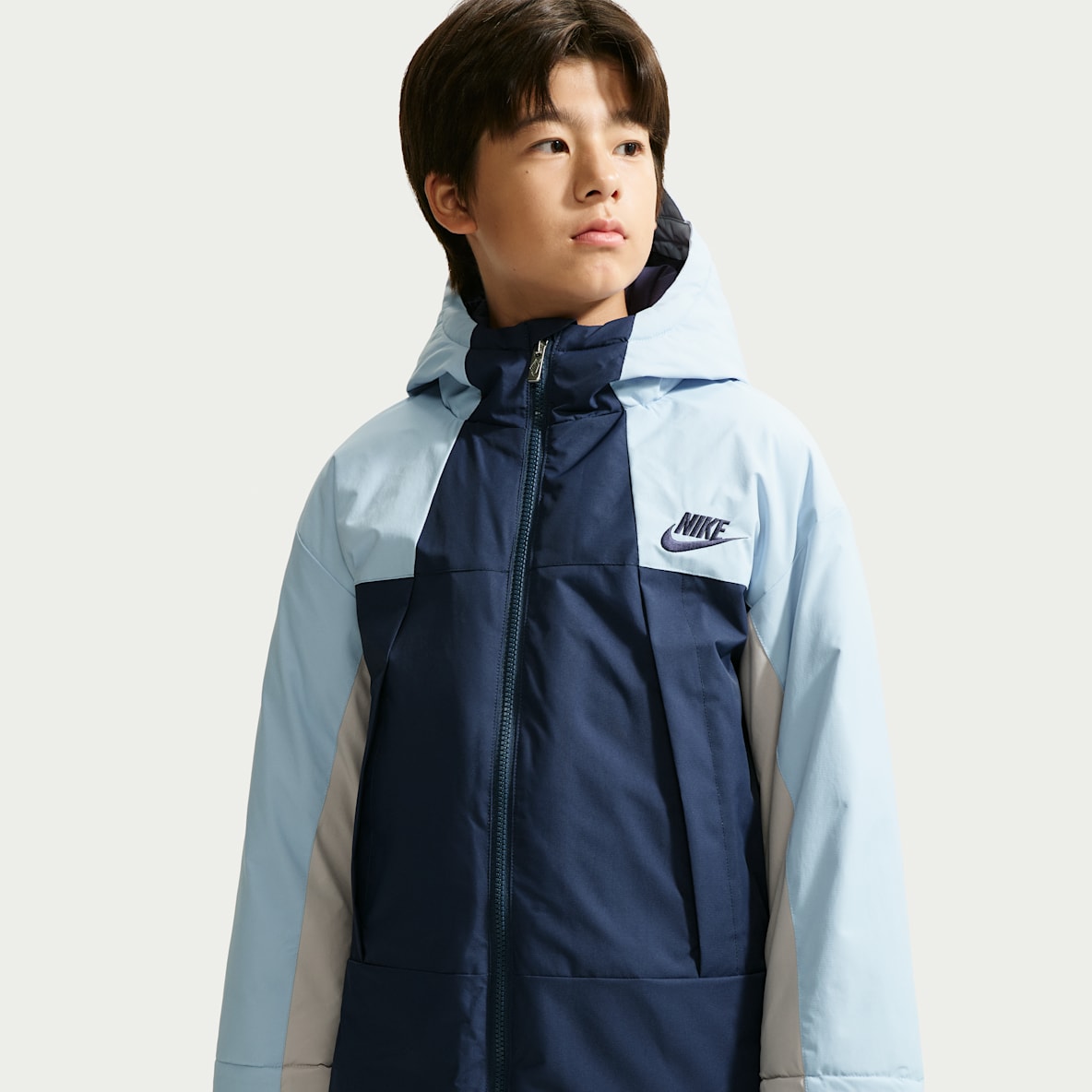 Nike 大童撞色户外羽绒外套
