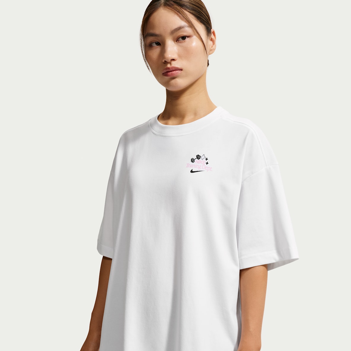 Nike Dri-FIT 女子 Oversize 风速干短袖T恤