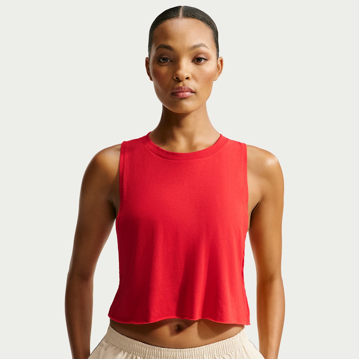 NikeSKIMS Performance Cotton Blend 女子速干短款背心
