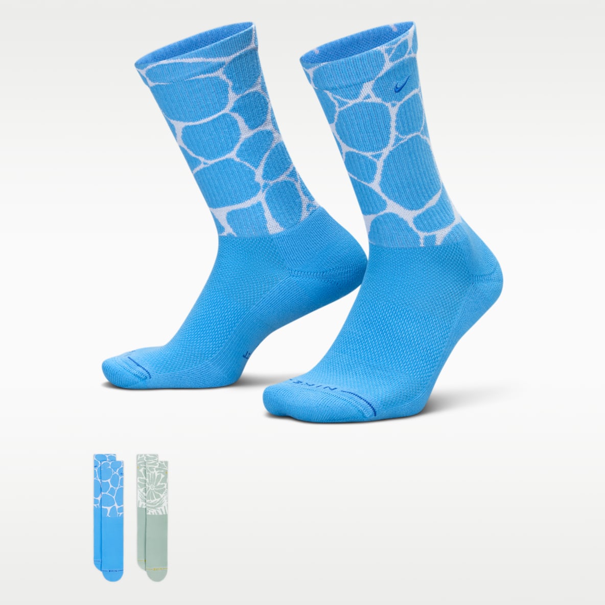 Nike Everyday Elevated 速干中筒运动袜（2 双）