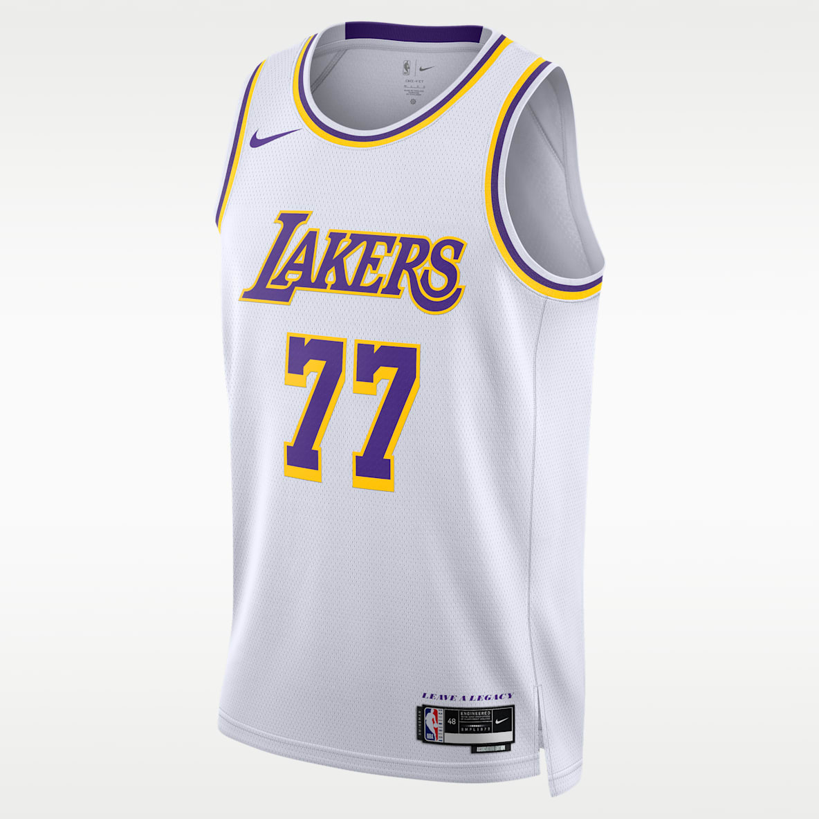 洛杉矶湖人队 Association Edition Nike Dri-FIT NBA Swingman Jersey 男子速干球衣