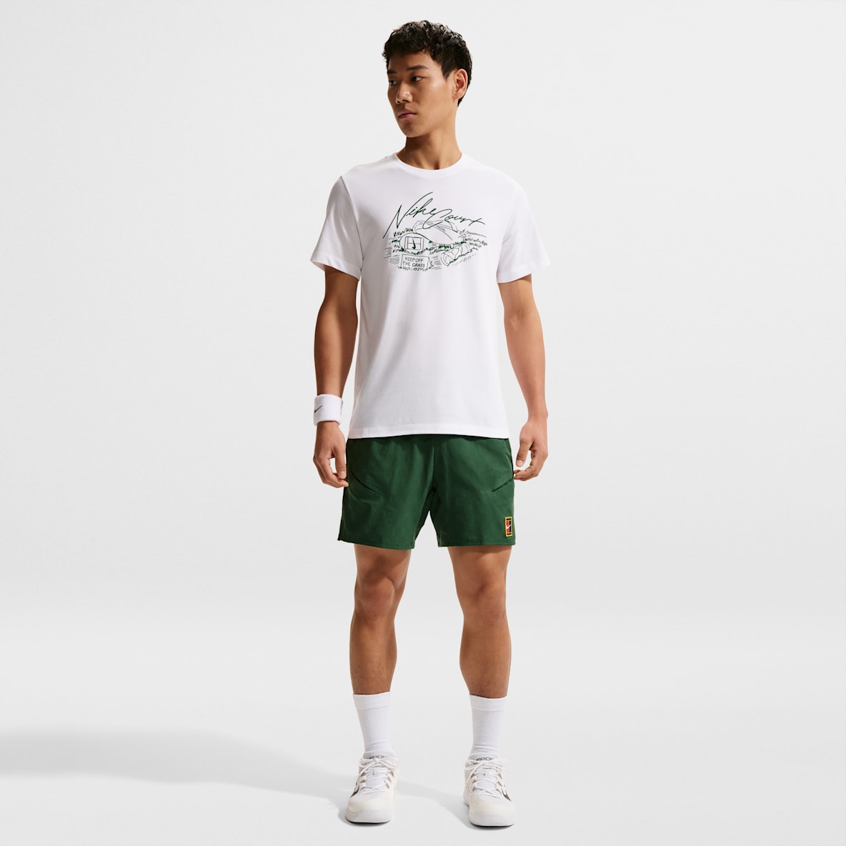 NikeCourt Slam Dri-FIT 扬尼克·辛纳同款男子速干网球短裤