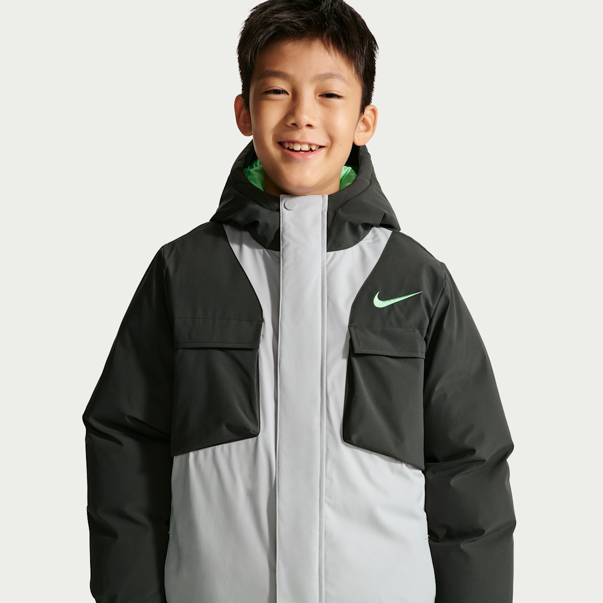 Nike 大童中长款拒水保暖夹克