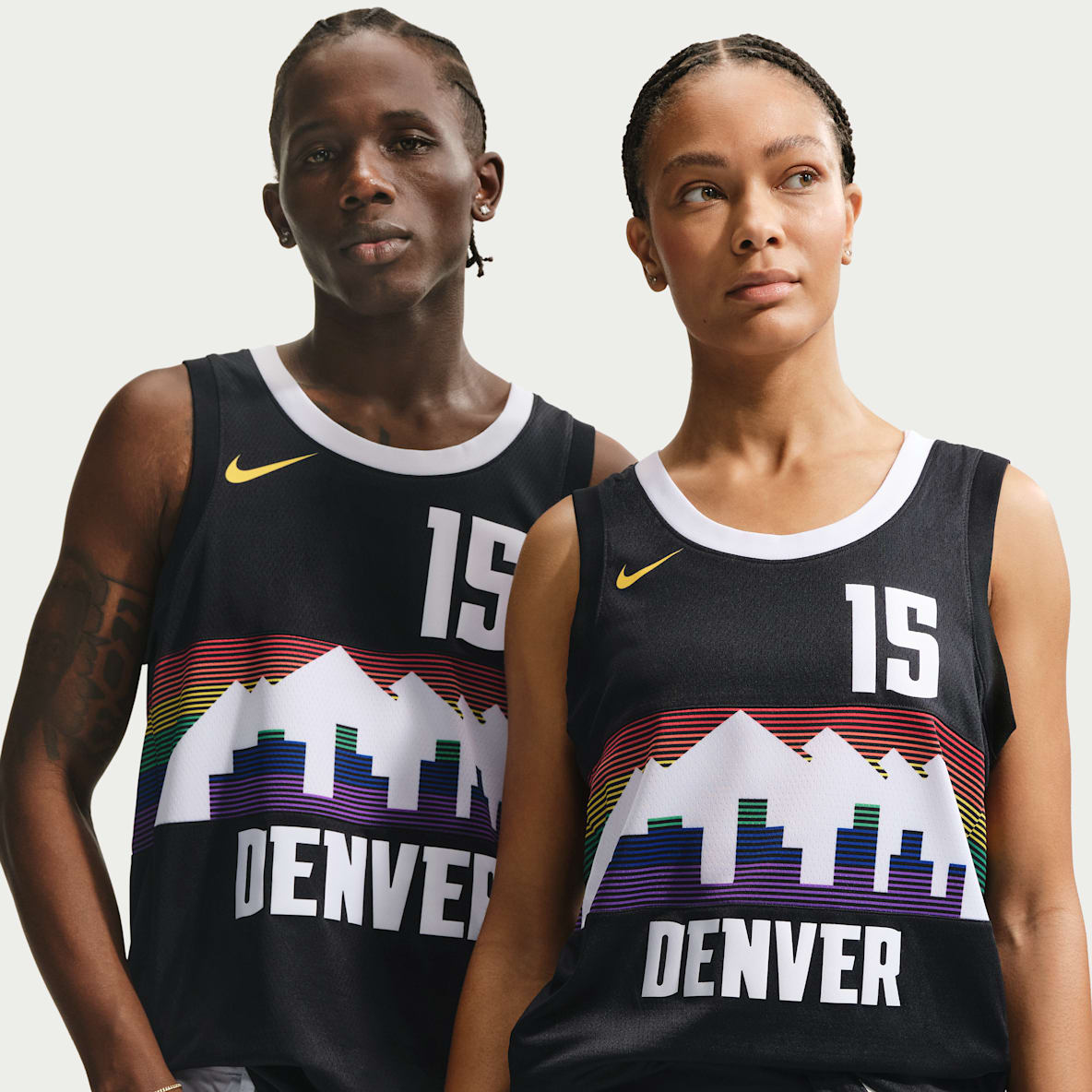 丹佛掘金队尼古拉·约基奇 (Nikola Jokić) City Edition Nike NBA Swingman Jersey 男子速干球衣