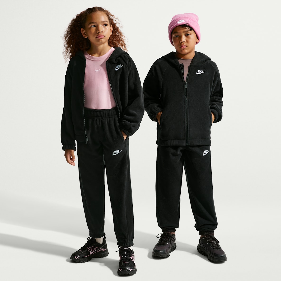 Nike Club Fleece 大童冬季款摇粒绒长裤
