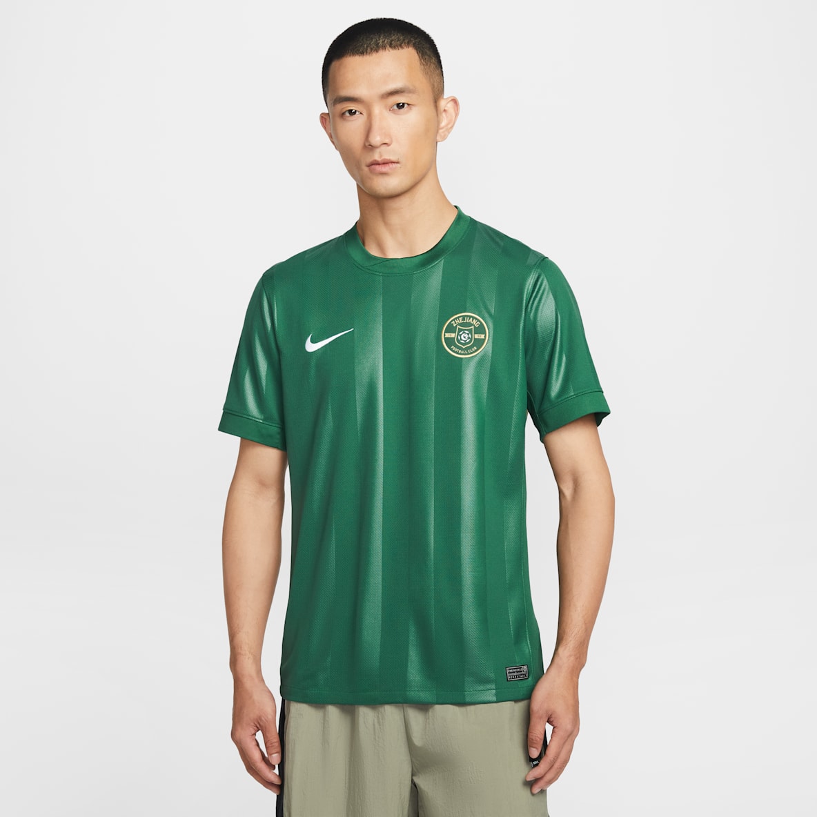 浙江队主场球迷版 Nike Dri-FIT 男子速干短袖足球球衣