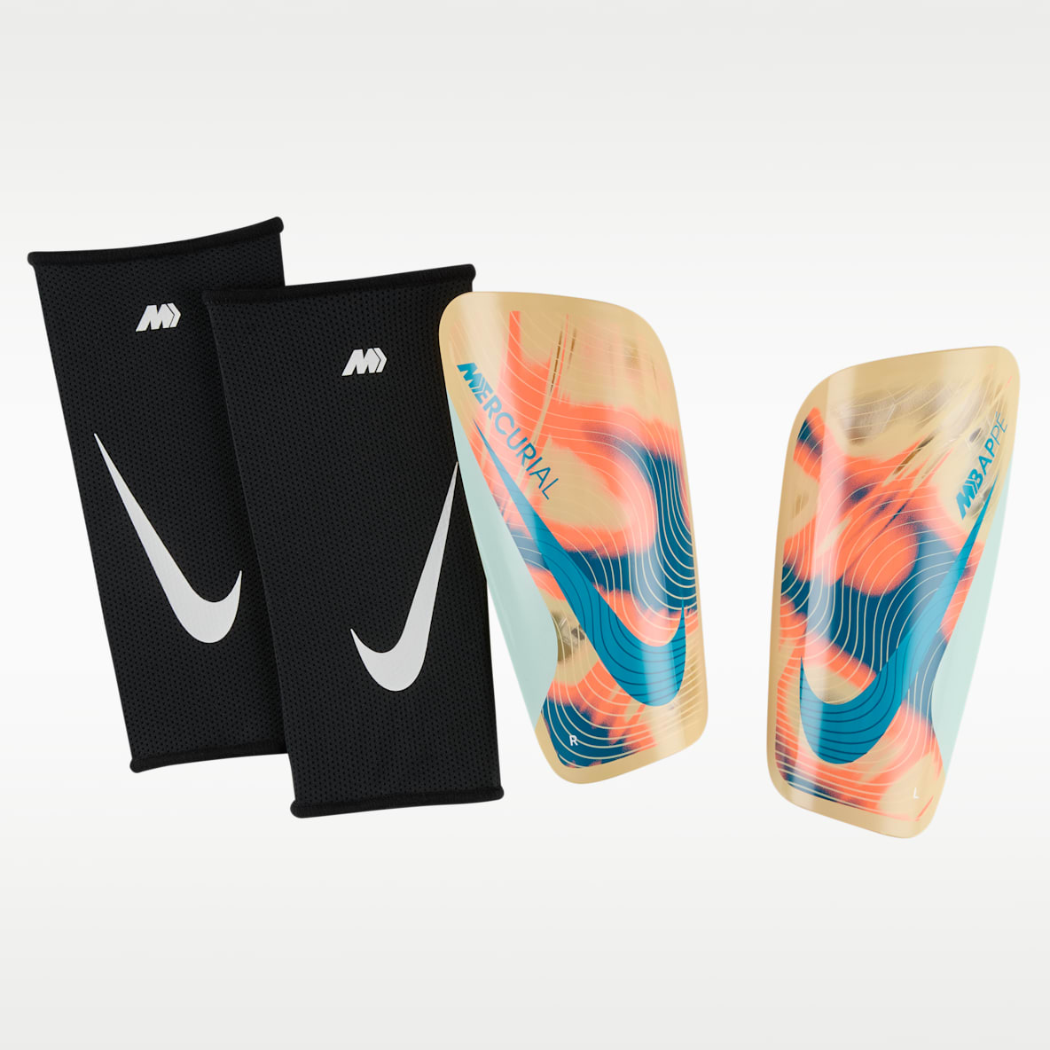 Nike Mercurial Lite "Kylian Mbappé" 耐克刺客系列姆巴佩足球护腿板（1 对）
