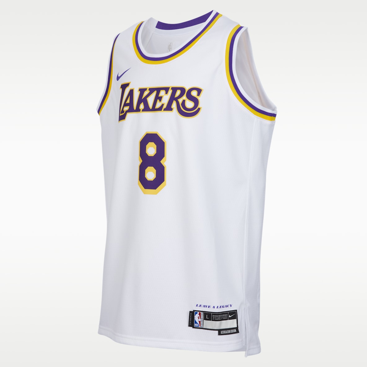 洛杉矶湖人队 Association Edition Nike NBA Swingman Jersey 大童（男孩）速干球衣