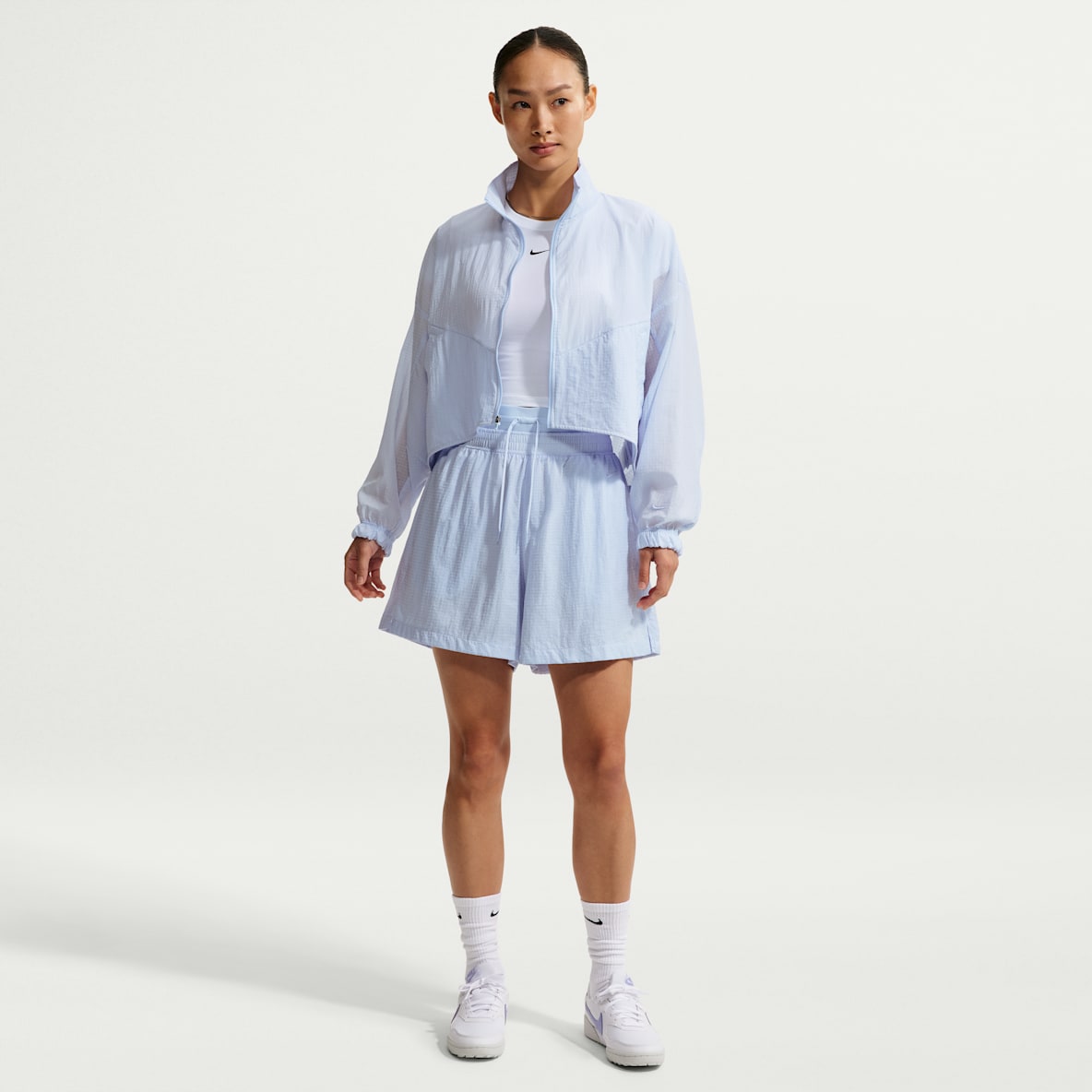 Nike Sportswear 女子宽松高腰轻盈不易撕裂短裤