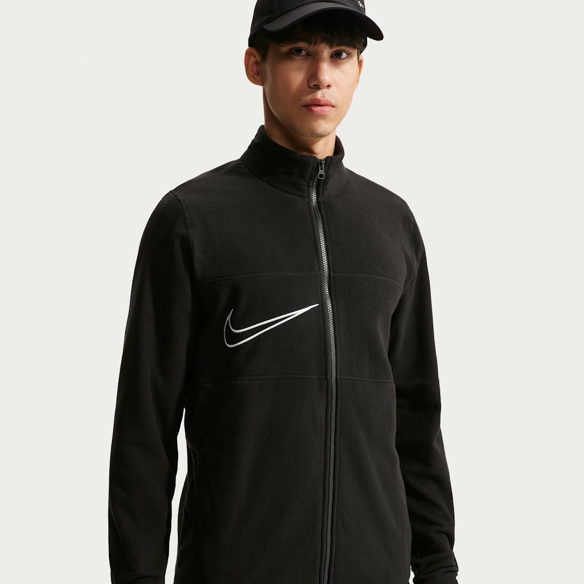 Nike Premier Therma-FIT 男子摇粒绒全长拉链开襟足球夹克