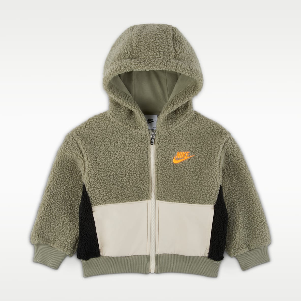 Nike Nike 幼童仿羊羔绒全长拉链开襟连帽衫