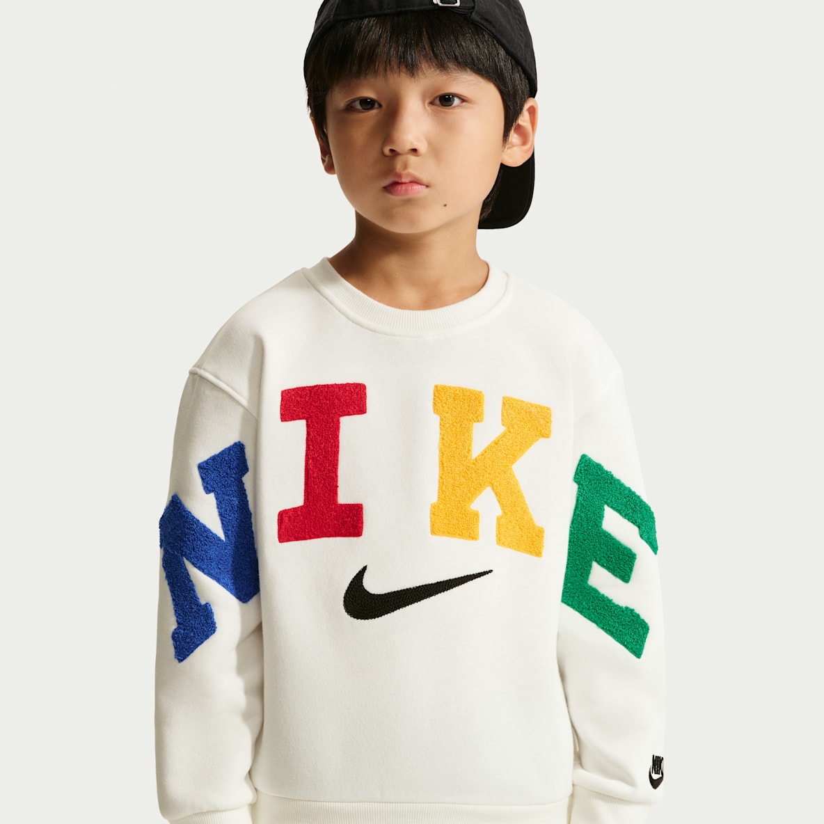 Nike Club 幼童加绒圆领上衣
