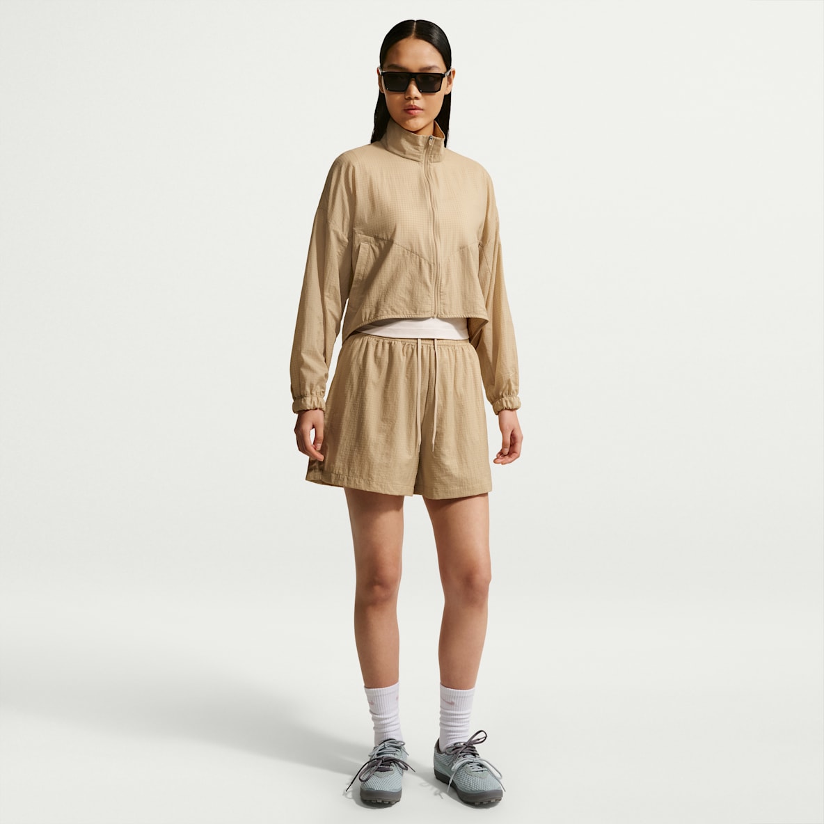 Nike Sportswear 女子宽松高腰轻盈不易撕裂短裤