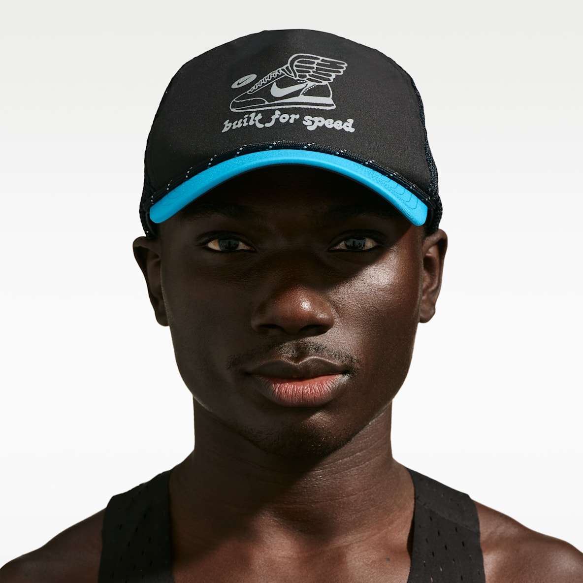Nike Pro Dri-FIT 速干软顶印花跑步训练运动帽