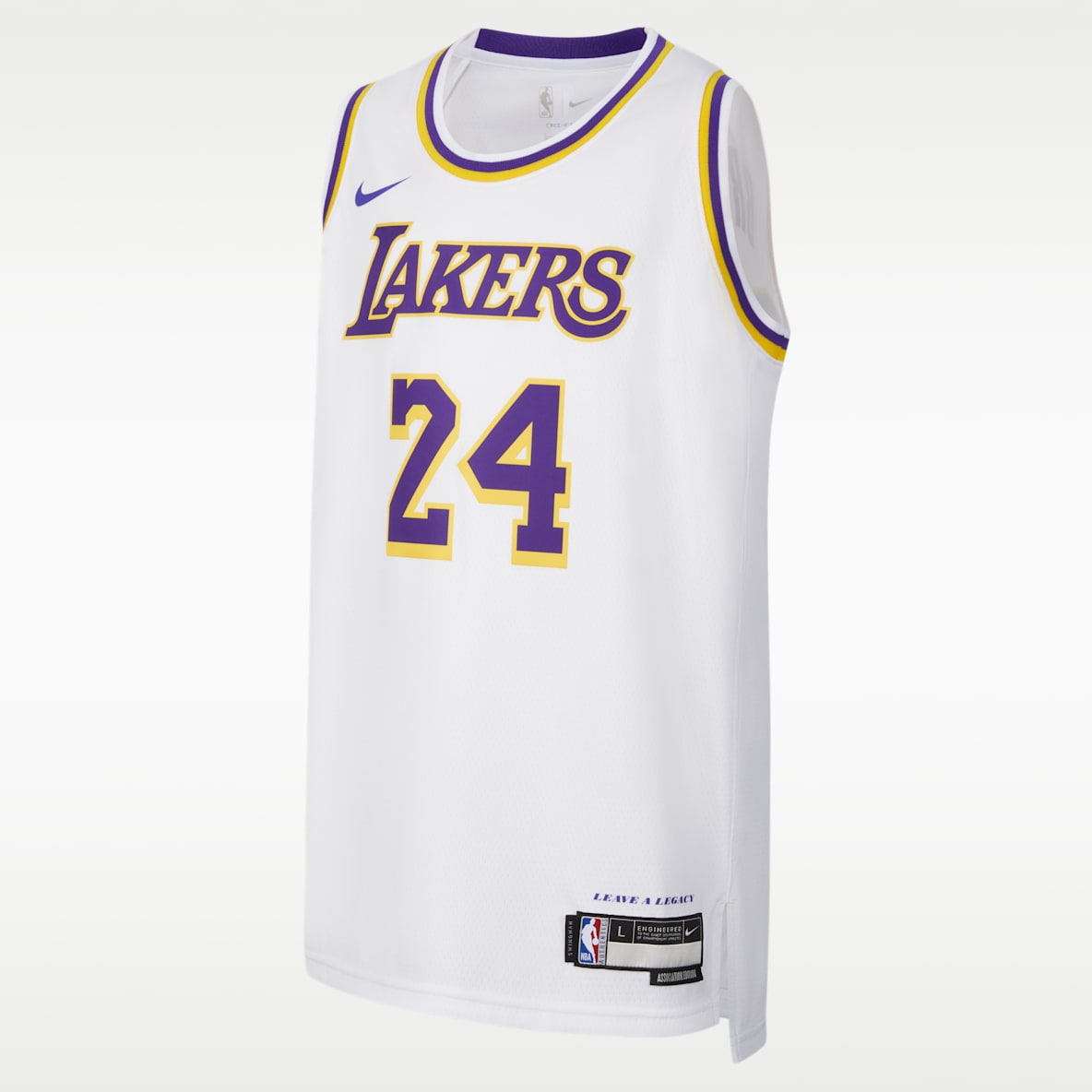 洛杉矶湖人队 Association Edition Nike NBA Swingman Jersey 大童（男孩）速干球衣