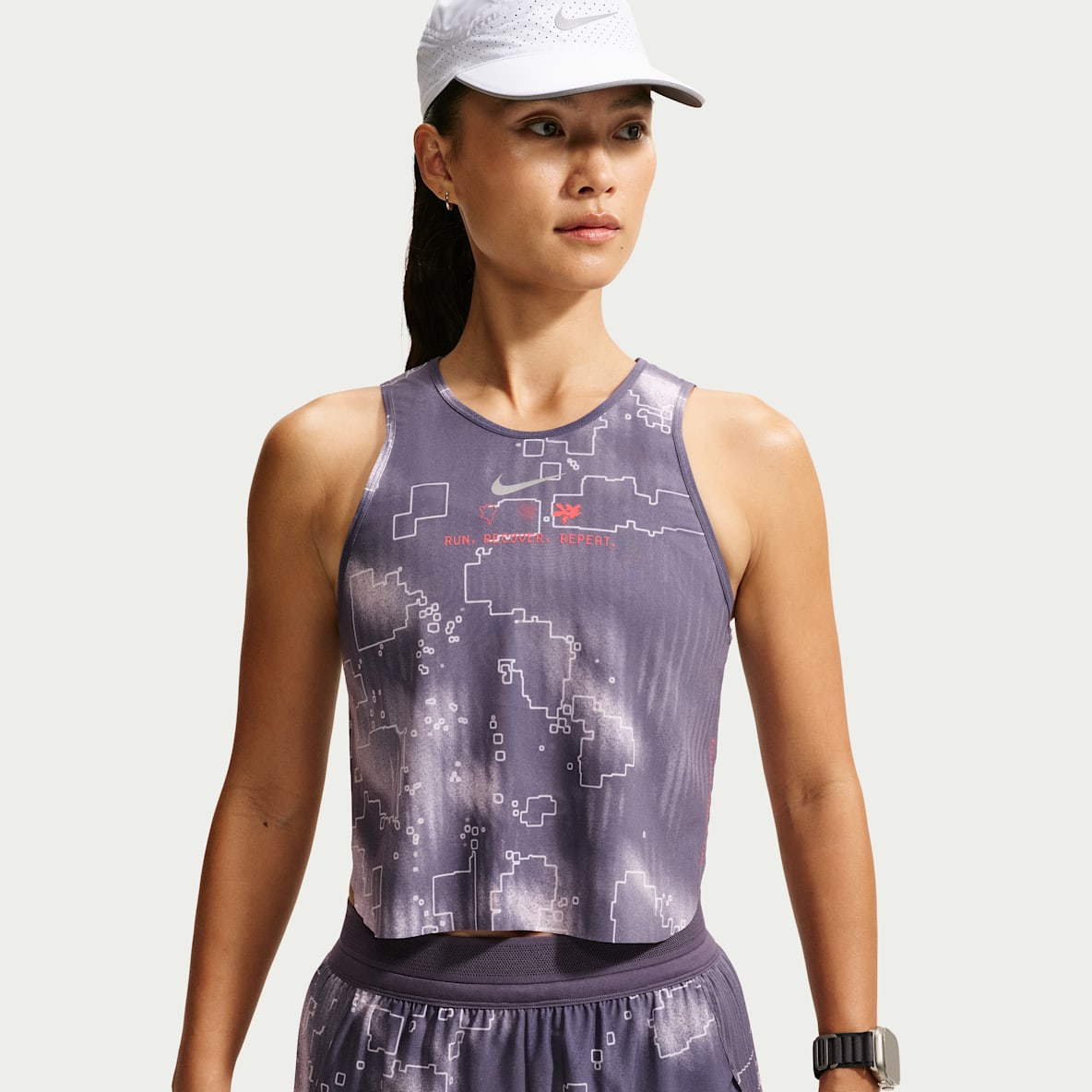 Nike AeroSwift Dri-FIT ADV 女子速干印花跑步背心