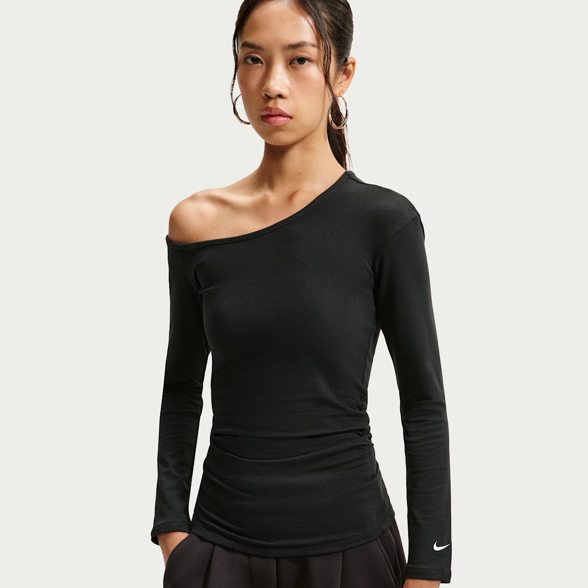Nike Sportswear 女子紧身露肩长袖上衣