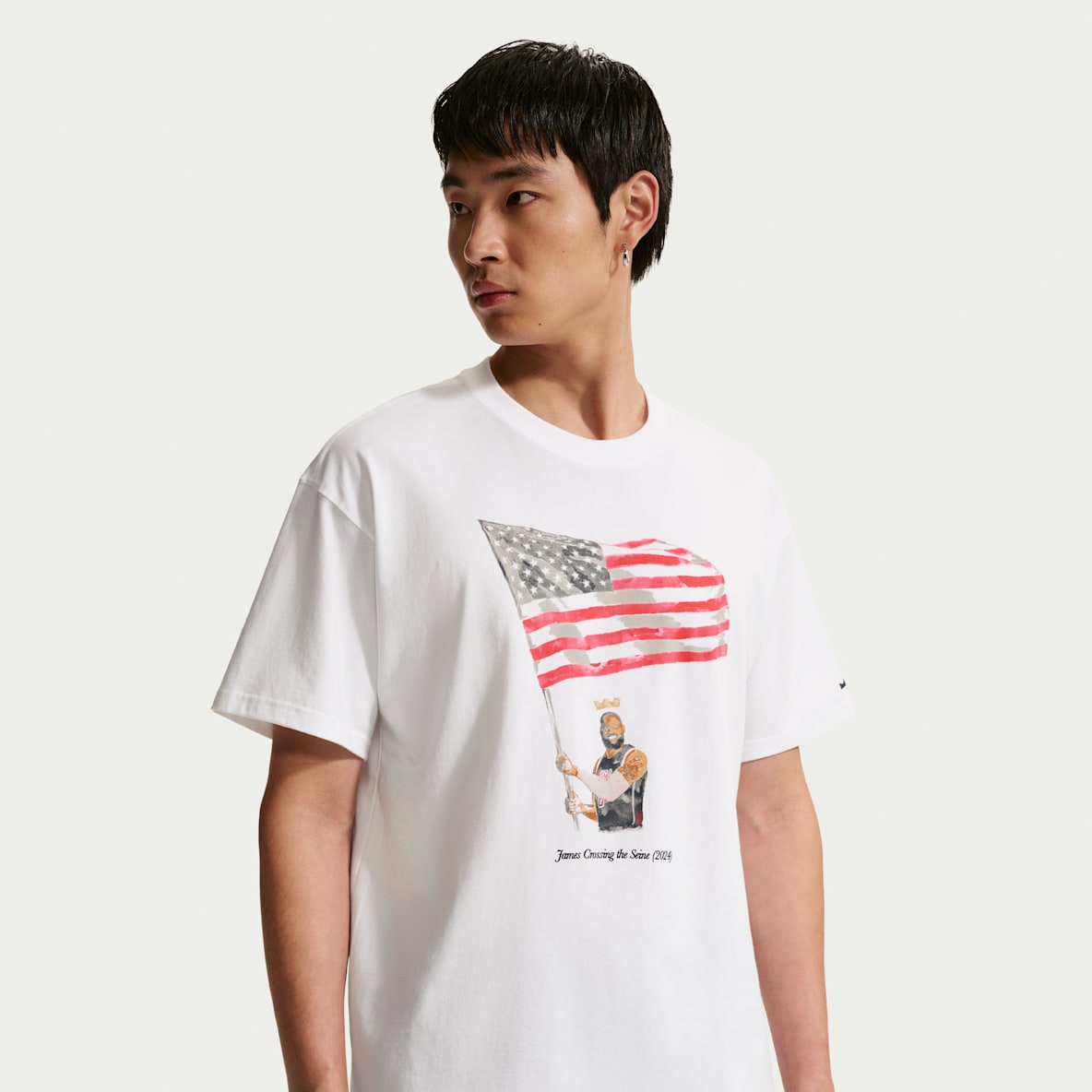 LeBron "Old Glory" Nike 詹姆斯男子篮球T恤